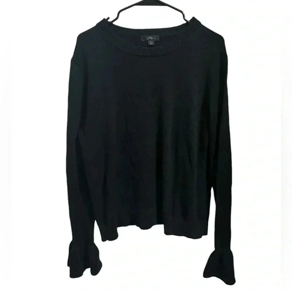 J. Crew Sweaters - J.Crew Black 100% Cotton Sweater Size Large